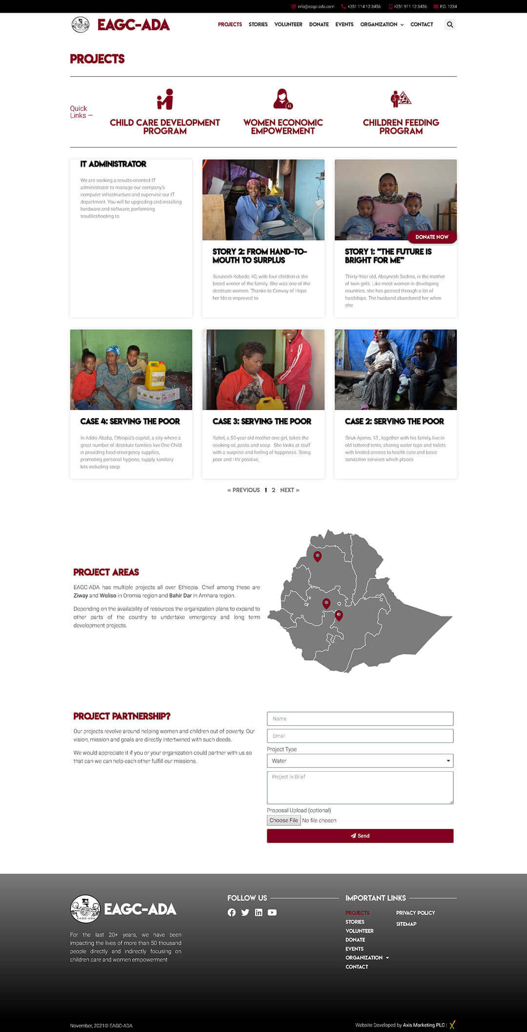 Axis Marketing Services, Ethiopia — EAGC-ADA
