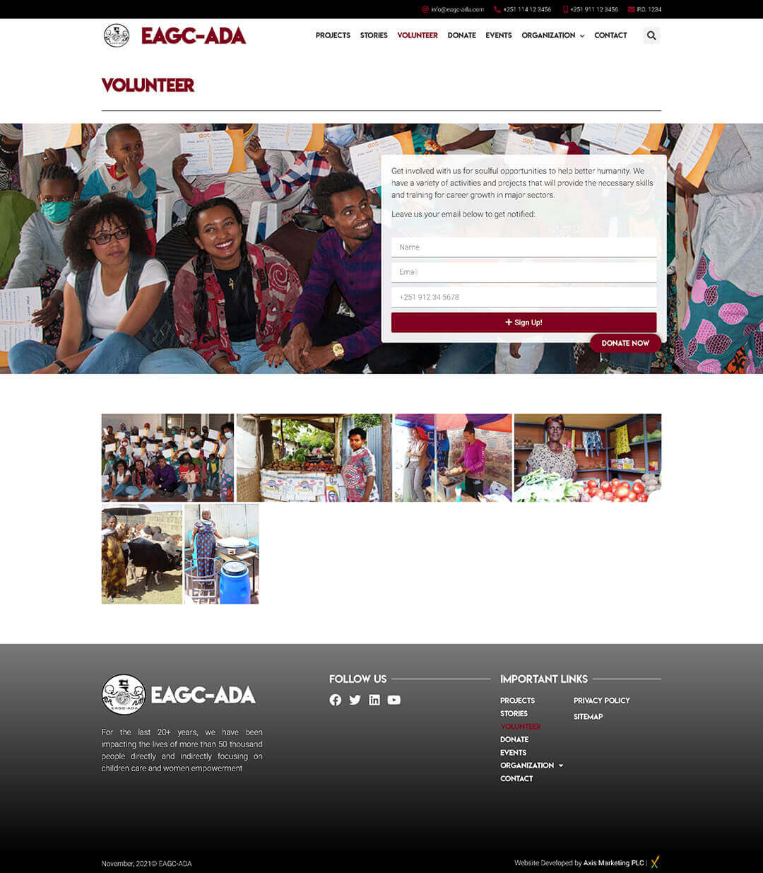 Axis Marketing Services, Ethiopia — EAGC-ADA